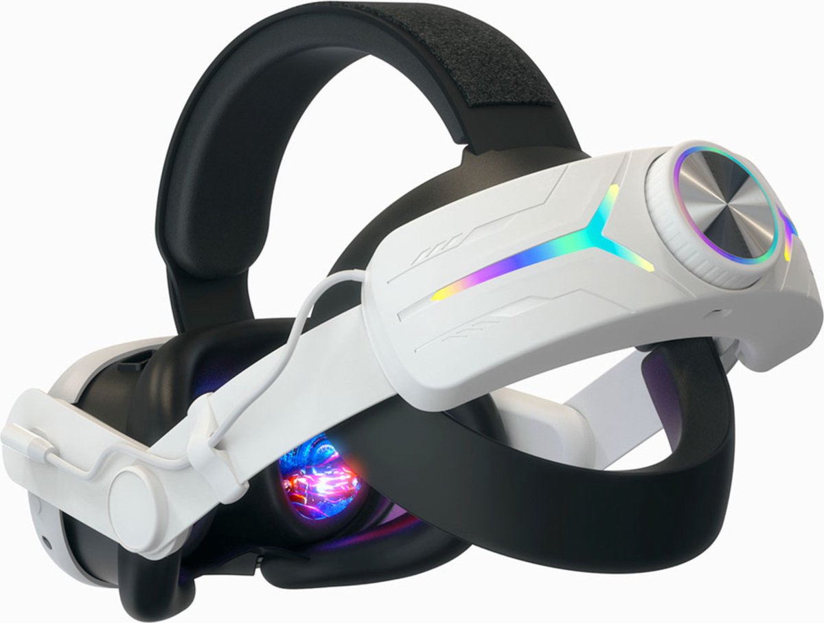 VORTEX VR Hoofdband Elite Strap met 8000 mAh batterij - voor Meta Quest 3S, Quest 3 thumbnail 2