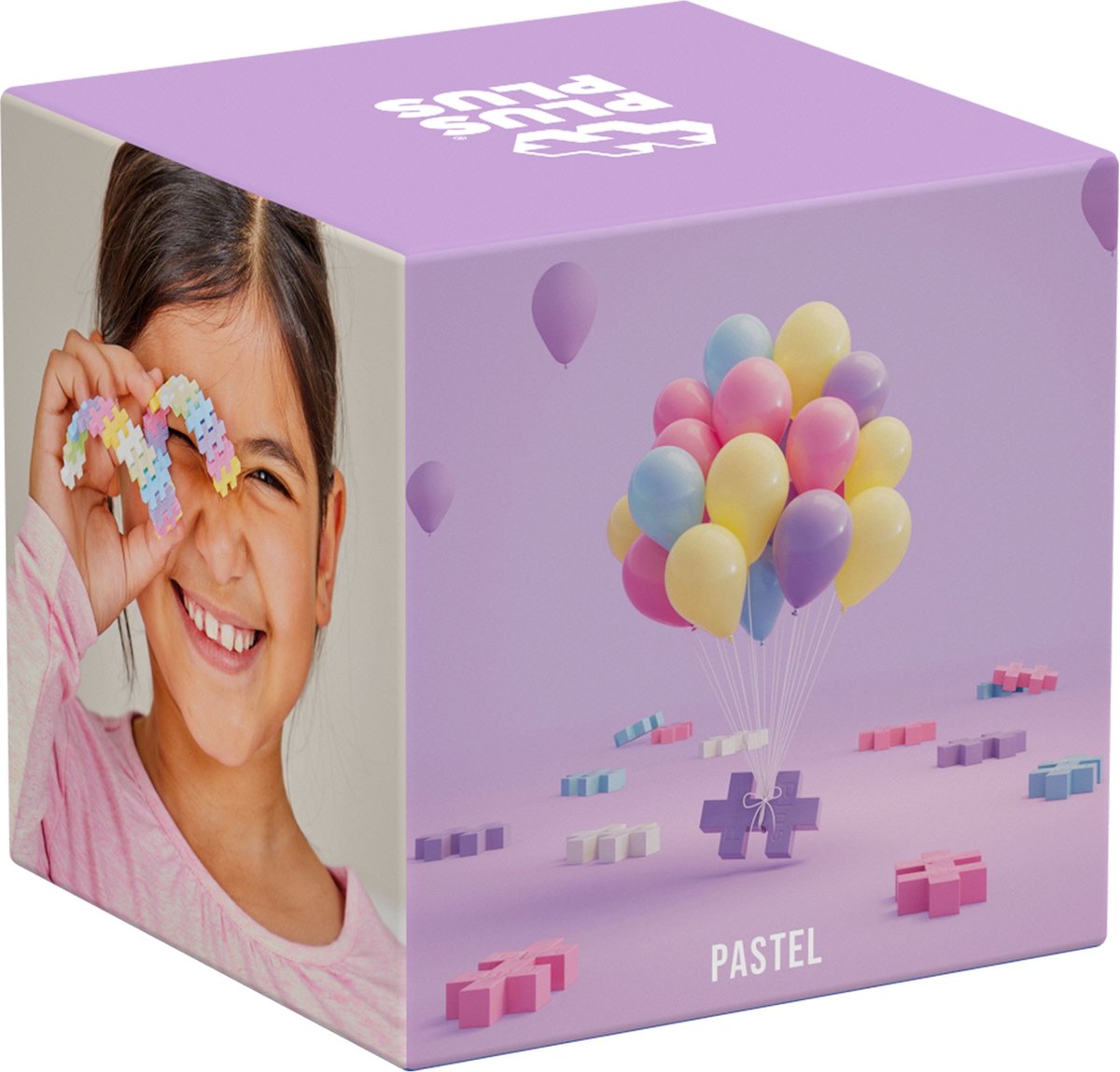 Plus-Plus Basic Pastel Paars 600 delige bouwset - 3312 - Bouwspeelgoed - Constructiespeelgoed - Set met bouwstenen - Vanaf 5 jaar — afbeelding 14