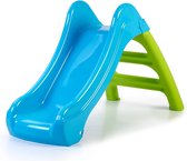 First Slide kleine en kleurrijke kinderglijbaan 2-in-1 met slangopening voor waterpret - geschikt voor jongens en meisjes vanaf 1 jaar (FEB04000)
