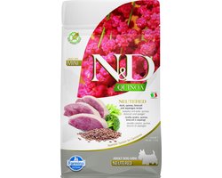N&D Quinoa voeding voor de Gecastreerde Hond small breed 800 gr.