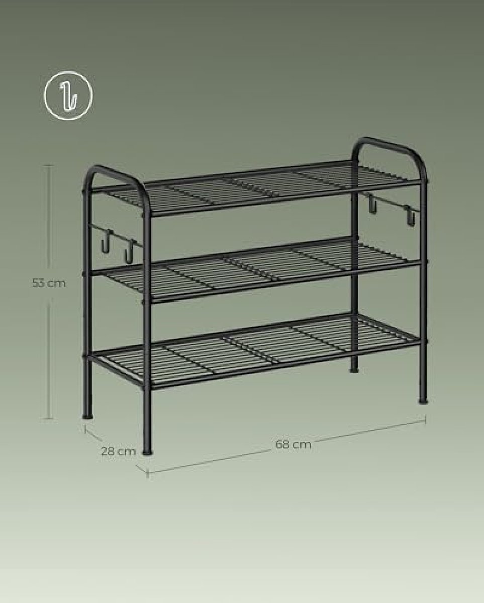 Hoge Aluminium schoenenrek kopen? | Aanbiedingen online