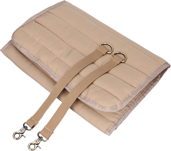 Kidzroom Care Vienna Gracious Luiertas - Beige - Verschoonmatje - Verstelbare schouderband - Ophanglussen kinderwagen van Kidzroom — afbeelding 4