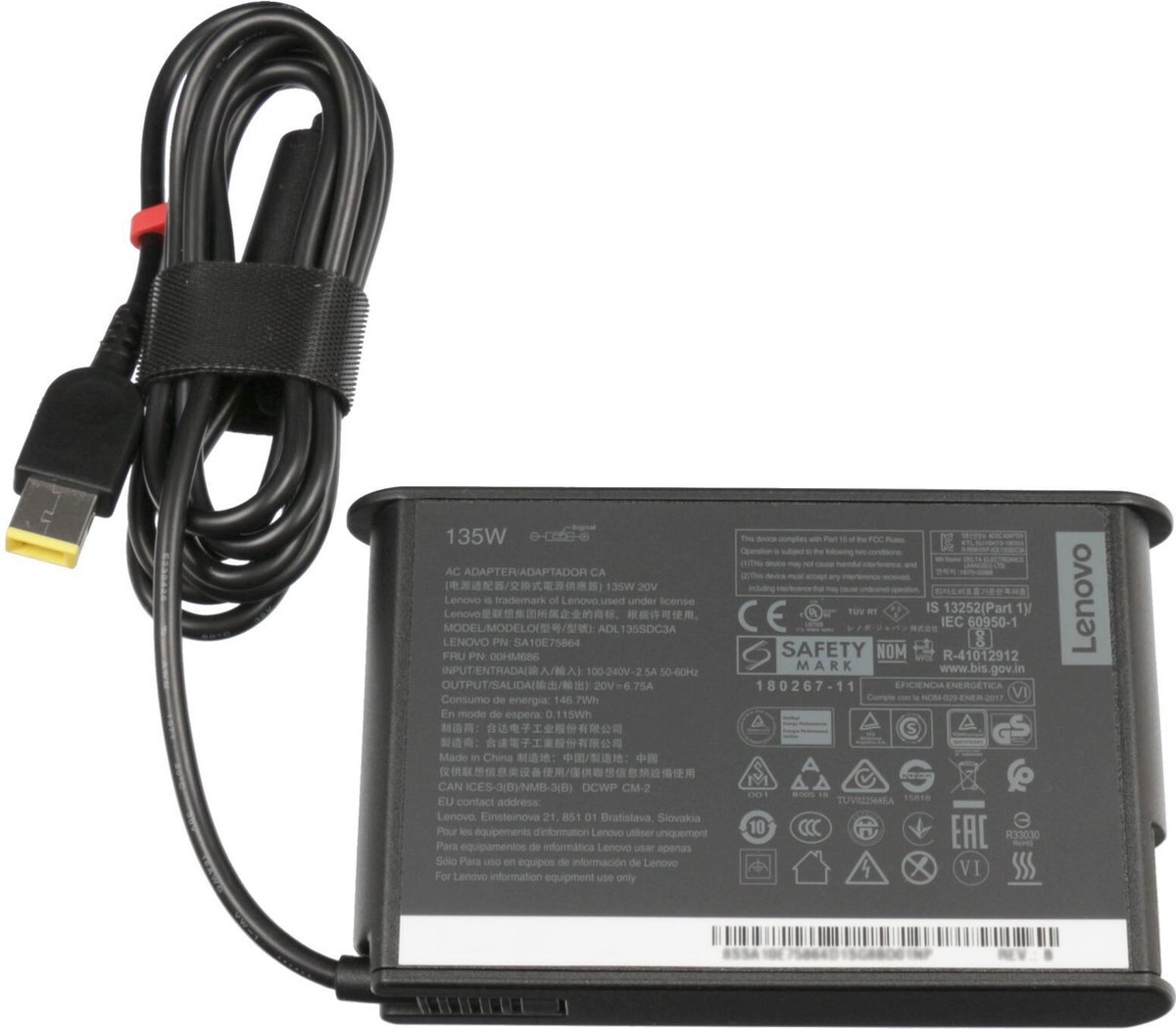 Lenovo GX21M52281 oplader 135W - vlak