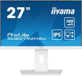 Bol.com iiyama ProLite XUB2792HSU-W6 - 27 Inch - IPS - Full HD - USB-hub - In hoogte verstelbaar aanbieding