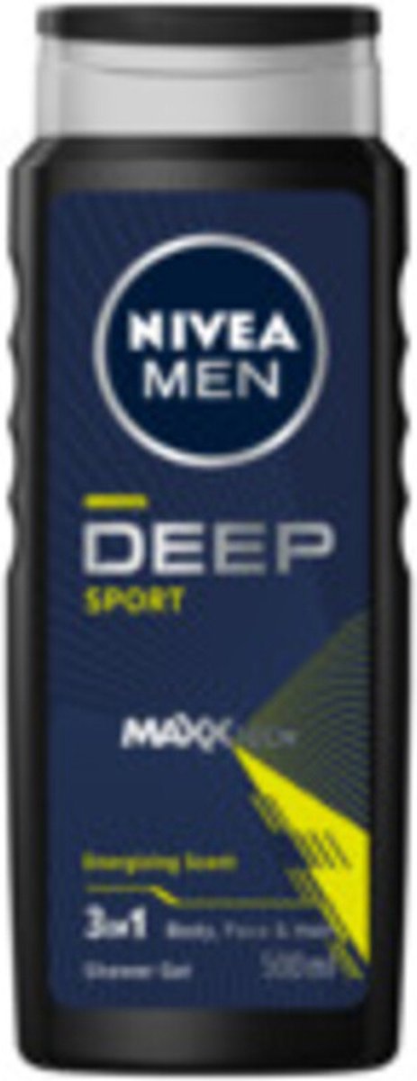 6x NIVEA Men Douchegel Deep Sport 500 ml