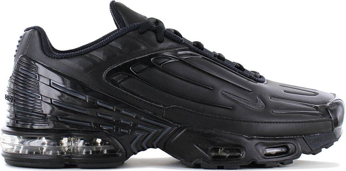 Nike Nike Air Max Plus TN III 3 Leather - Heren Sneakers Schoenen Zwart CK6716-001