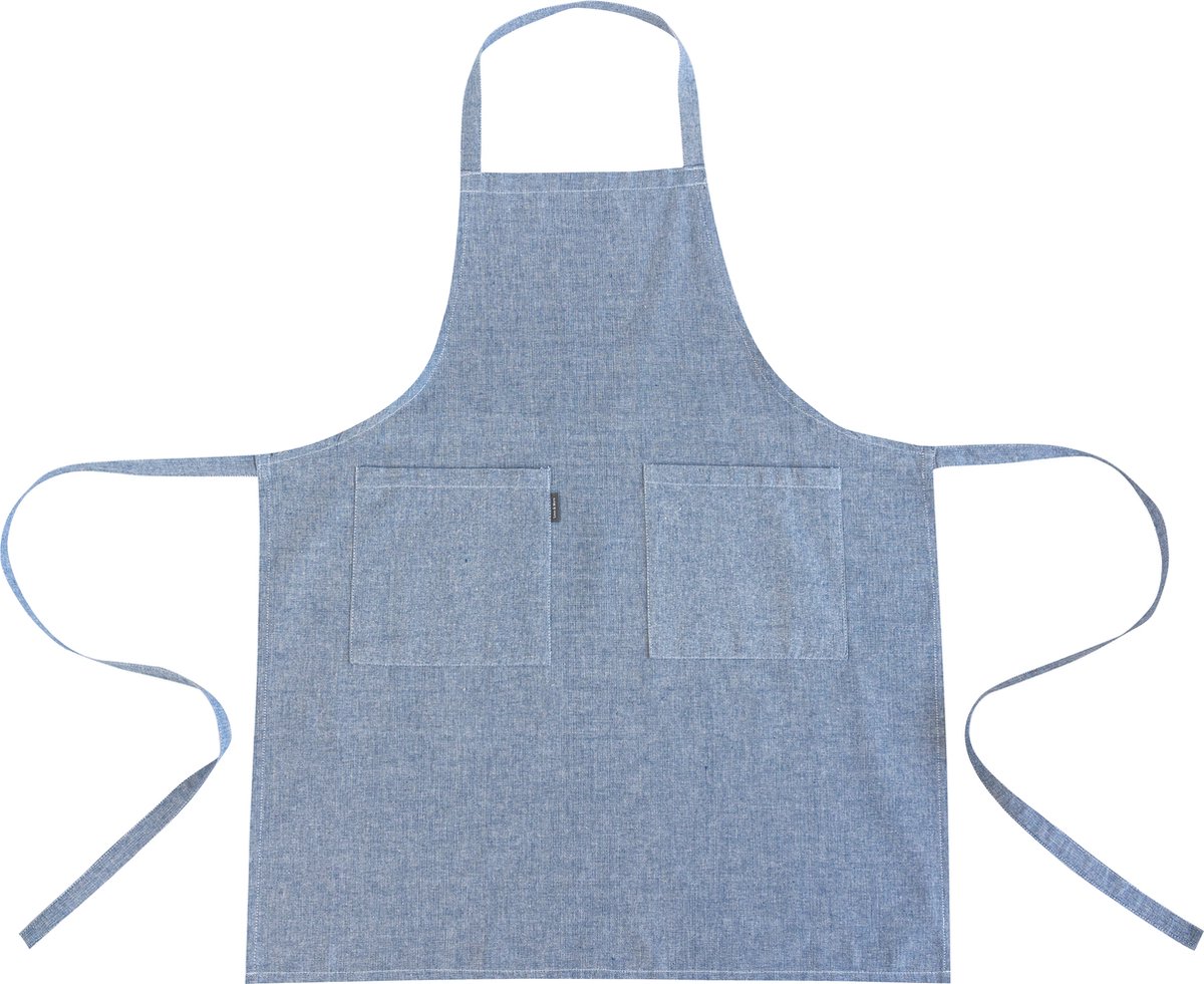 Chambray Schort blauw 70x85cm