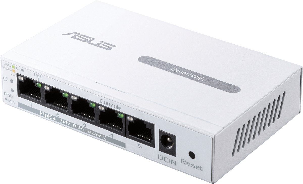 ASUS ExpertWiFi EBP15 beheerde gigabit ethernet (10/100/1000) voeding via ethernet (PoE) wit