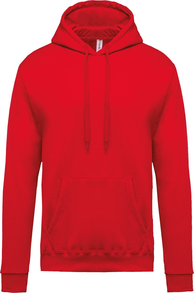 Kariban Herensweater met capuchon K476 - Red - S