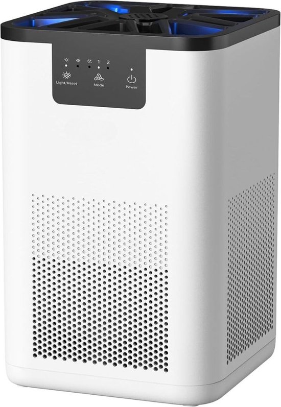 Foto: Luchtreiniger air purifier mini luchtreiniger met ionisator actieve koolstof vervangbaar hepa filter uv lamp