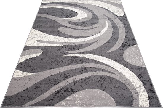 Tapiso Dream Tapis Grijs Abstrait Moderne Salon Tapis Taille - 140x200