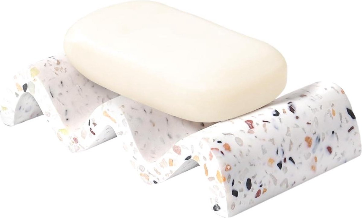 Porte-Savon Marbre Résine Design – Drainant & Antidérapant Pour Salle De Bain