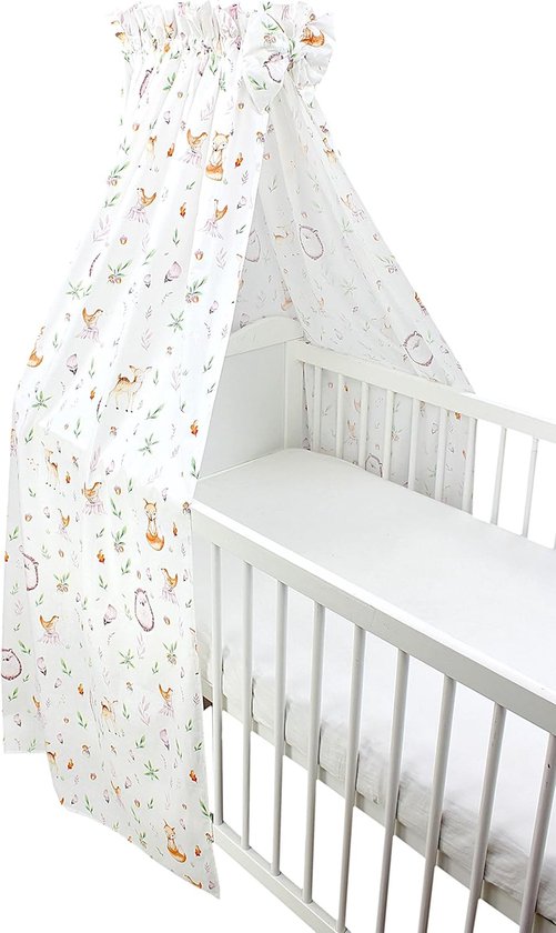 Foto: Babybedhemel met strik kleur licht hert grootte ca 160x240 cm