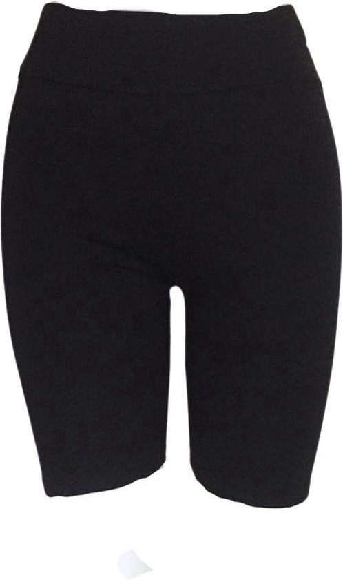 Mode Premium dames court Sweatpants / piste Pantalons / Sports Pantalons | Shorts de jogging | Zwart - M