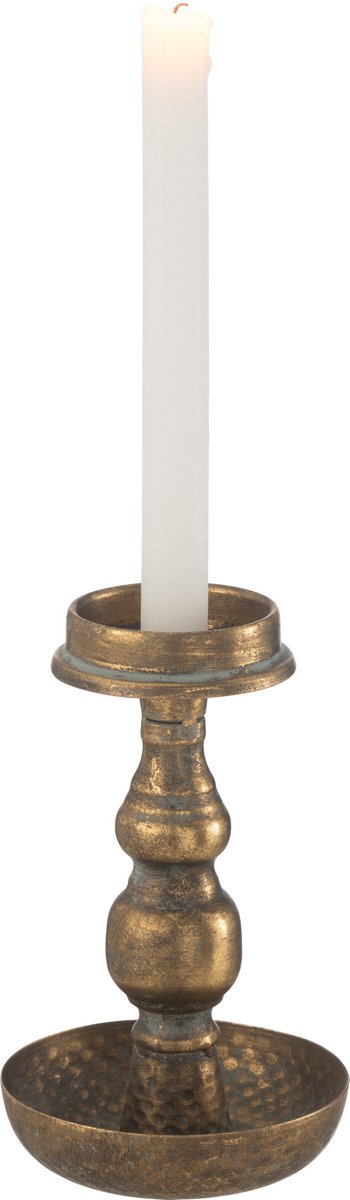 J-Line kaarshouder - metaal - antiek goud