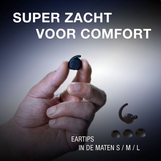Oordopjes om te slapen, gehoorbescherming te slapen, oordopjes tegen snurken, ruisonderdrukking, geluiddemping, 27 dB