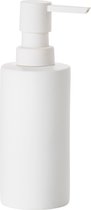 Zone Denmark Solo Zeepdispenser - Zeeppompje Vrijstaand - Zeeppomp voor Badkamer, Keuken & Toilet - Toilet & Badkamer Accessoires - 300 ml - 17,5 x 6 cm - Wit