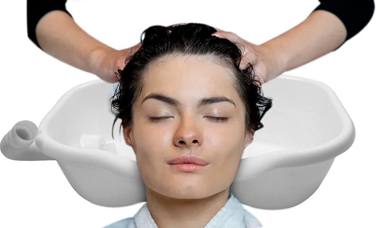 Haarwasbak Draagbare Waskom voor Bedlegerig - Haarwasbak voor Ouderen Haarwasbak Ziekenhuis - Haarwasbak voor Bed Shampoo - Wastafel voor Rolstoel - Draagbare Haarwasbak Hoofdwasbak Haarwasbak