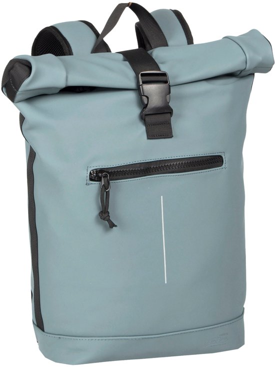 New Rebels Mart Waterproof Rolltop Laptop Rugzak - 15,6 inch - 20L - Licht Blauw