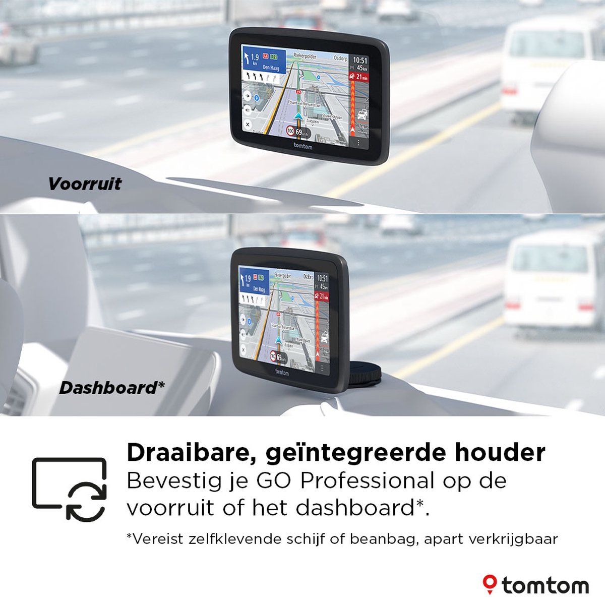 TomTom GO Professional 5 - Vrachtwagennavigatie - Europa thumbnail 8