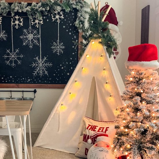 TADES® Tipi Tent - Tipi Tent Kinderen - Tipi Speeltent - Kindertent - Tipi Speeltent - Wigwam Speeltent - Tipi Tent Speeltent Wigwam — afbeelding 3