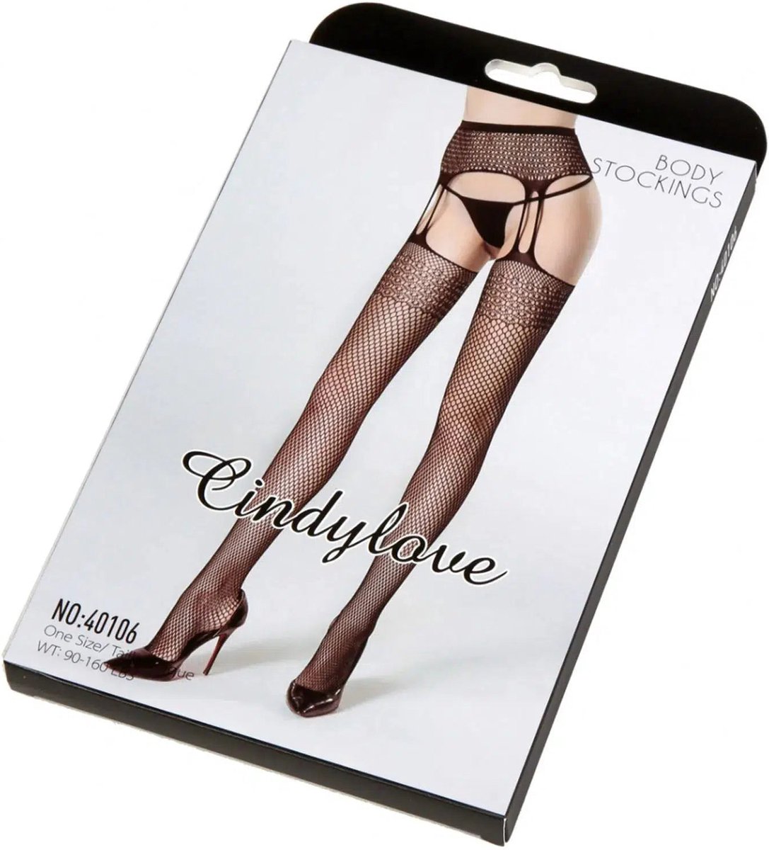 Goedkoopste Cindylove - Jarretelkousen - No. 40106 - One Size - Zwart