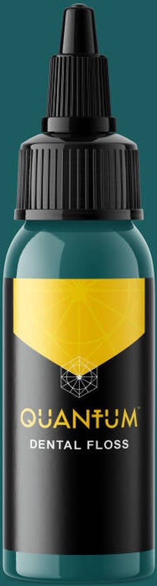 Quantum Ink REACH Gold Label - Dental Floss | Premium Professionele Tattoo Inkt | Reach & Vegan | Stick en Poke | Handpoke Tatoeage Inkt | Tattoo set | PMU | Permanente Make-up | Geschikt voor Machine Cartridges & Needles | Liner | Shader