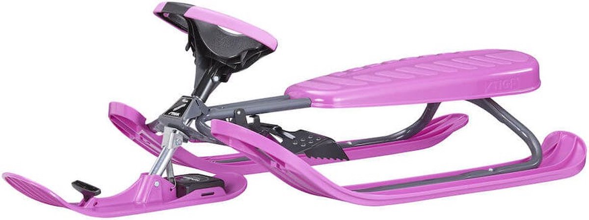 Stiga Snowracer Curve Sneeuwracer Grijs, Roze Kunststof, Staal