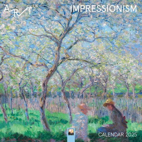 Foto: Art uk impressionism wall calendar 2025 art calendar 