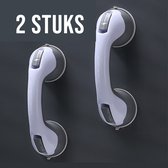 Allernieuwste.nl® Zuignap Handgreep voor Badkamer Douche Toilet - SET 2 STUKS - Veiligheidsgreep Zonder Boren - Hulpmiddel voor Ouderen en Kinderen - 30 cm - 2 Stuks