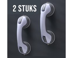 Allernieuwste.nl® Zuignap Handgreep voor Badkamer Douche Toilet - SET 2 STUKS - Veiligheidsgreep Zonder Boren - Hulpmiddel voor Ouderen en Kinderen - 30 cm - 2 Stuks