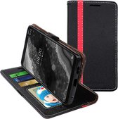 ebestStar - Hoes voor Nokia Nokia 9 PureView, Wallet Etui, Book case hoesje, Zwart, Rood