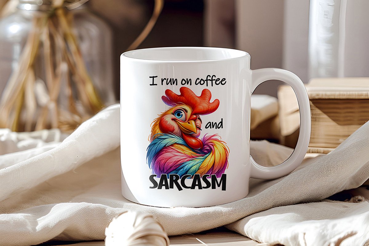 Mok – "I Run on Coffee" – Voor de Ware Koffie Lovers