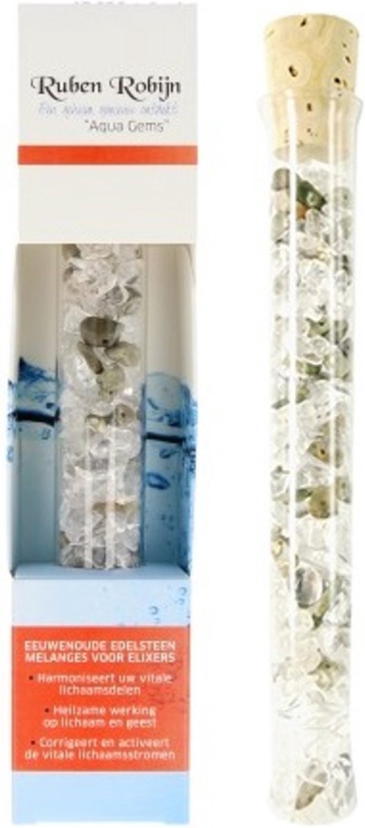 Goedkoopste Ruben Robijn Levenskracht & Mogelijkheden small Aqua Gems edelsteenwand