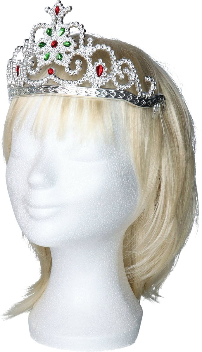 Faram Party Paspop display etalage hoofd/mannequin - 30 cm - piepschuim - wit - voor hoeden/pruiken/accessoires — afbeelding 3