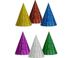 20 x feesthoedjes - assorti kleuren