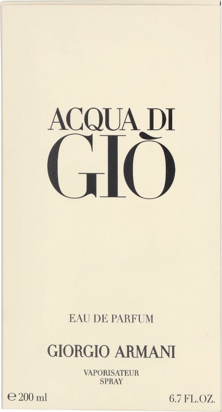 Giorgio Armani Acqua di Gio Eau de parfum spray 200ml