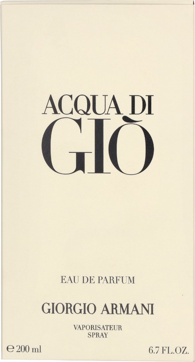 Armani Aqua Di Gio Edp Spray 200ml