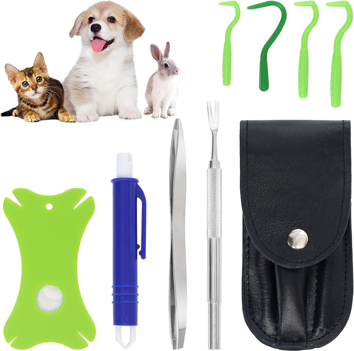 Goedkoopste Tekentang - Tekentang hond - Tekentang kat - Tekentangset - Tekentang set - Tekenverwijderset - Tekenverwijderaar - Tekenpincet - Teken verwijderaar