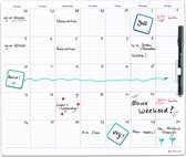 GreenStory - Maandplanner Whiteboard - Sticky Whiteboard - Groot - met Sticky Pen