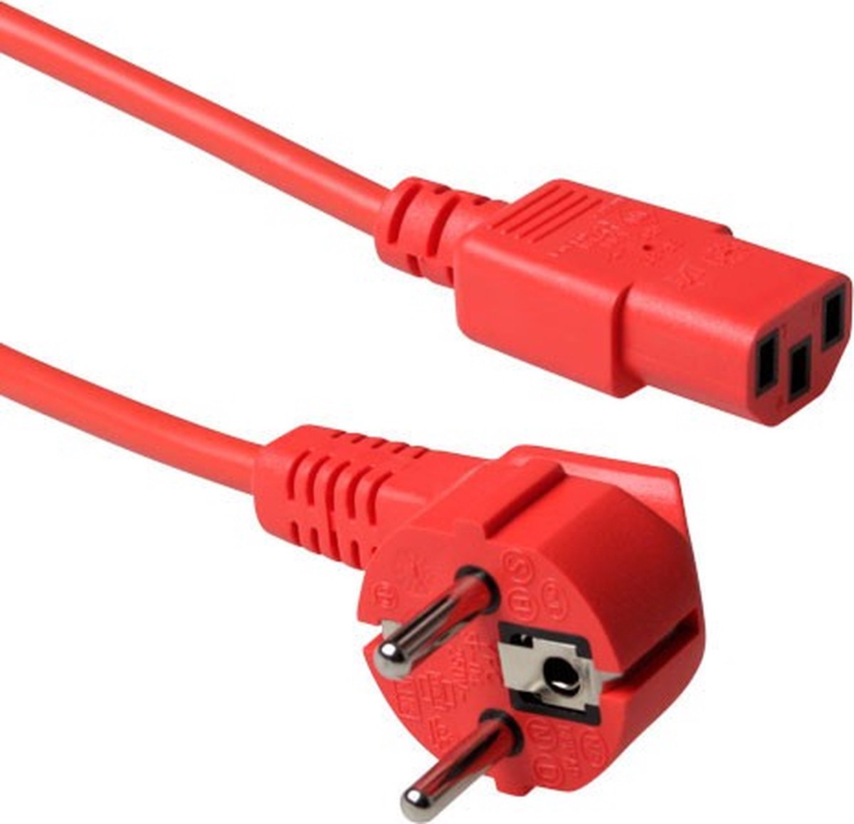 Kabel ACT Netsnoer CEE 7/7 male - C13 zwart 1.5 meter 2021 Kabel ACT Netsnoer CEE 7/7 male - C13 zwart 1.5 meter 2021