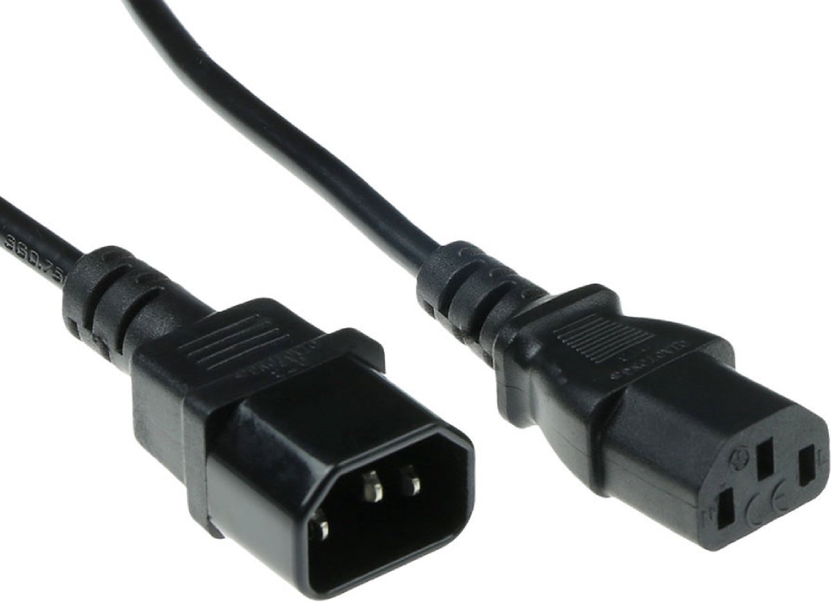 ACT Netsnoer C13 - C14 zwart 7 m AK5121