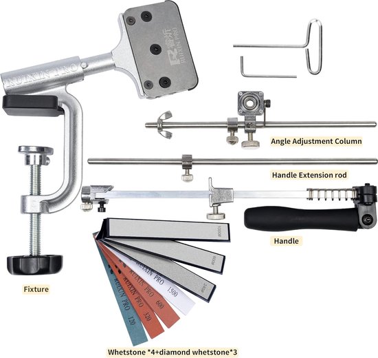 Aiguiseur Couteaux De Cuisine Avec Ventouse Antidérapante - Compatible