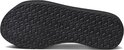 Zool van zwarte Reef teenslipper met visgraatprofiel.