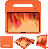 iMoshion Tablet Hoes Kinderen Geschikt voor Samsung Galaxy Tab A7 - iMoshion Kidsproof Backcover met handvat - Oranje