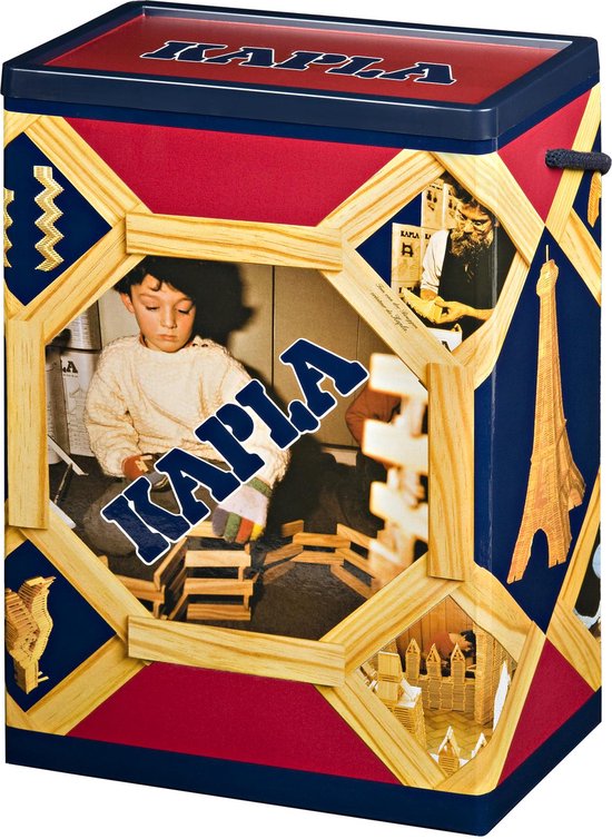 KAPLA - KAPLA Blank - Constructiespeelgoed - 200 grenenhouten plankjes