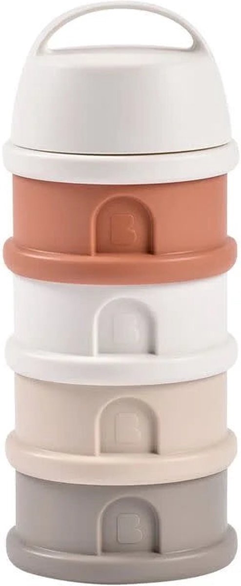 Béaba - Melkpoeder doseerdoosjes - Terracotta/Grijs van Beaba — afbeelding 2