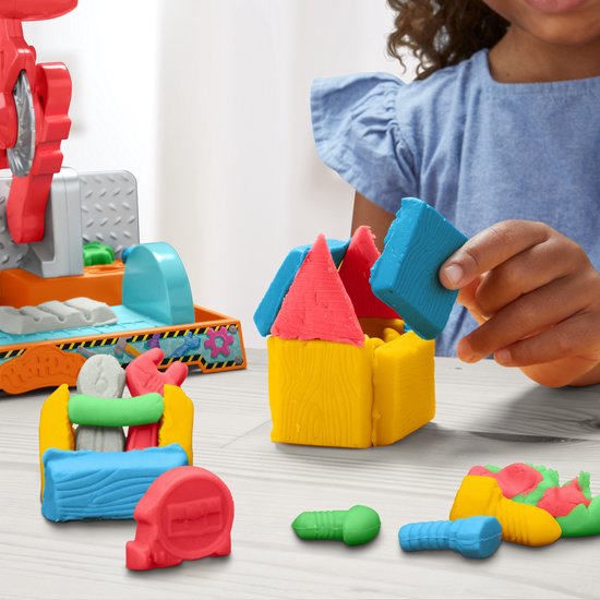 Play-Doh Stempelen en Zagen Speelset - Boetseerklei - Kindergereedschap