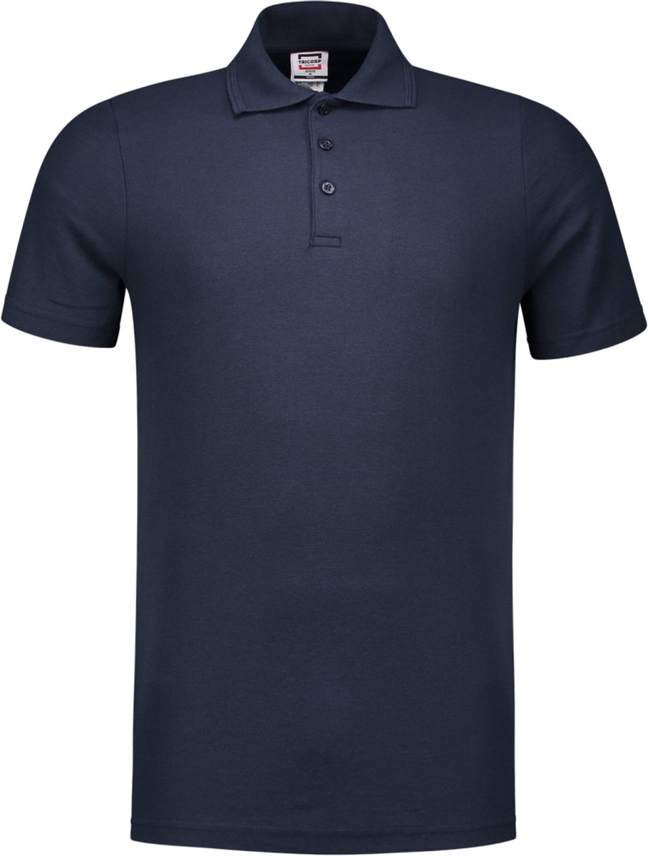 Tricorp 201020 Poloshirt Fitted 60°C Wasbaar - Inkt - XXL