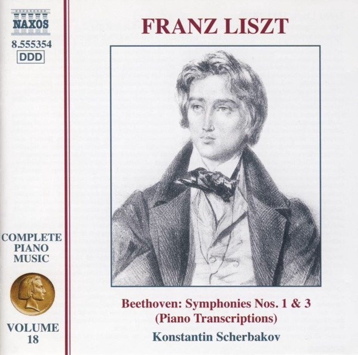 Konstantin Scherbakov - Beethoven Symphonies Nos. 1 & 3 (Piano Transcriptions Liszt) (CD)